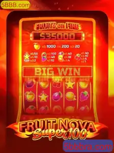Descubra o Excitante Mundo de FruitNovaSuper100 no 5BBB.com